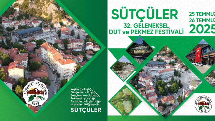 32. DUT VE PEKMEZ FESTİVALİNE DAVETLİSİNİZ