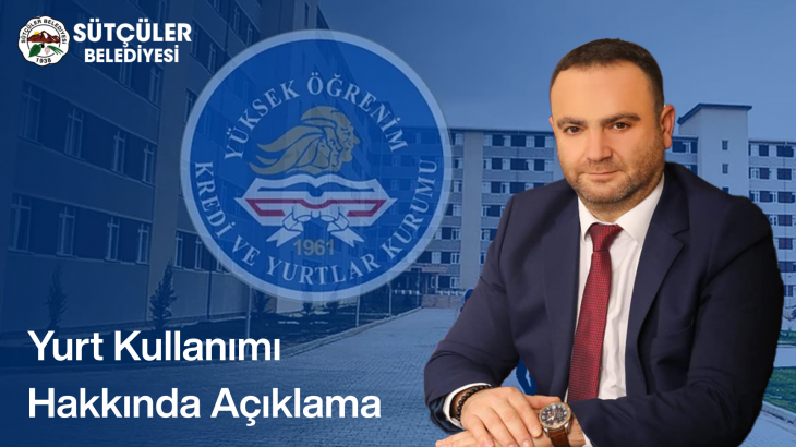 SÜTÇÜLER KYK YURT BİLGİLENDİRMESİ